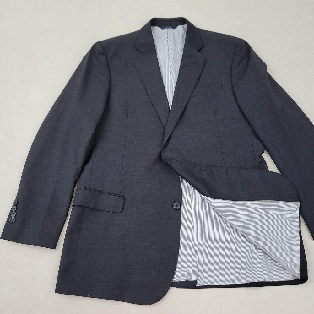 Brooks Brothers Mens Explorer Fitzgera Fit Wool Blend 2Button Blazer Gray 44L
